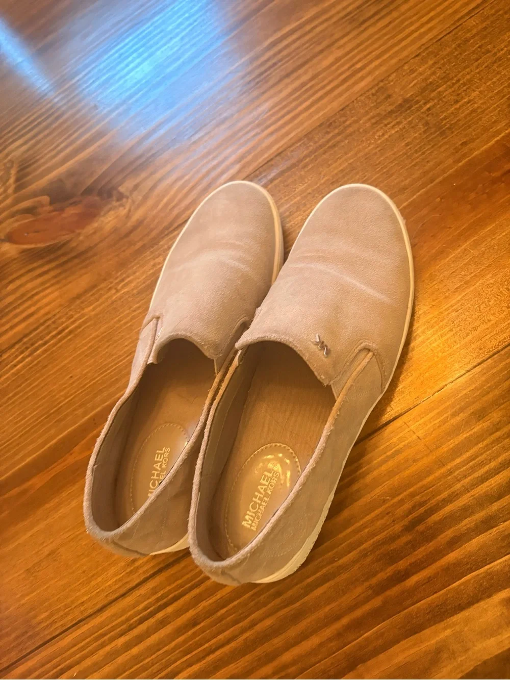Michael Kors gray Slip-On Women's Loafers